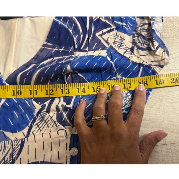 Lost + Wander Bellflower Midi Dress in Blue Floral Medium - Picture 11 of 12